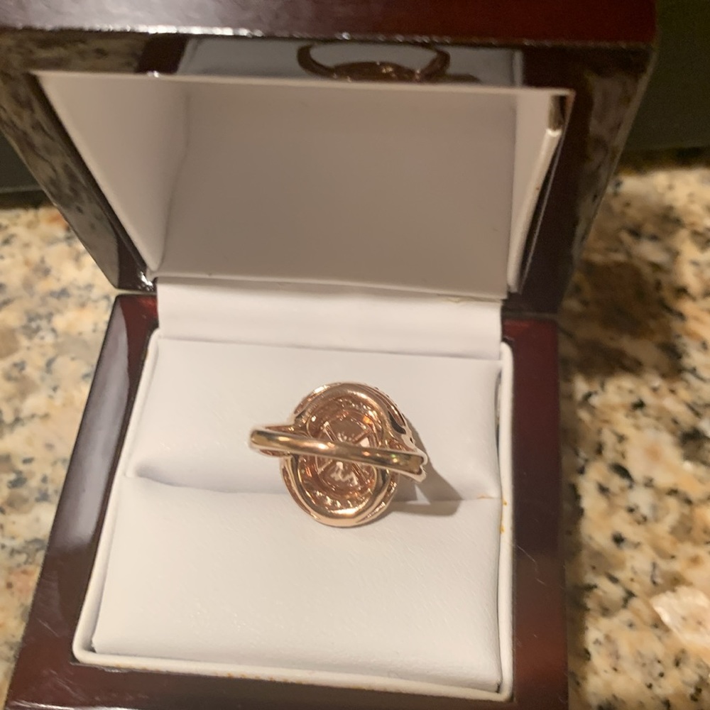 Morganite Ring 10kt Rose Gold - Picture 2 of 6